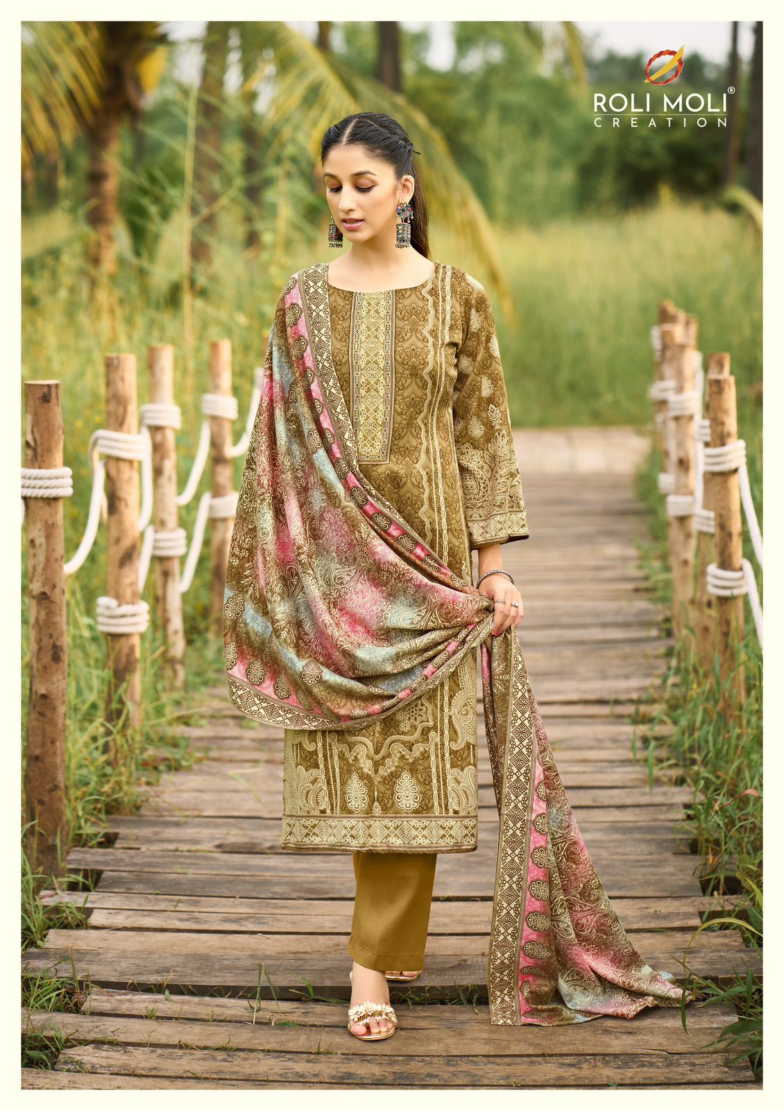 ROLI MOLI FARIDA PASHMINA WINTER SUITS CATALOG