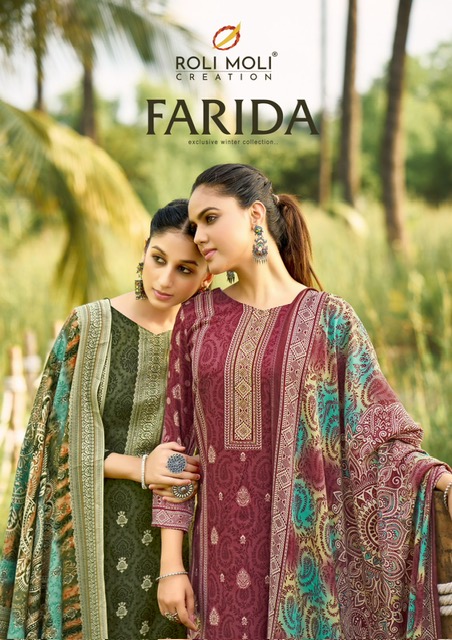 ROLI MOLI FARIDA PASHMINA WINTER SUITS CATALOG