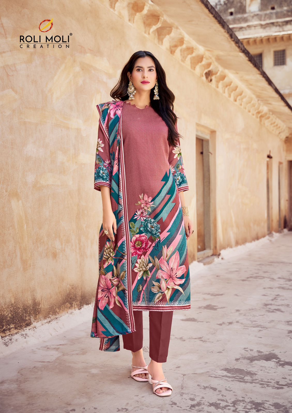 ROLI MOLI KABIRA PASHMINA WINTER SUITS CATALOG