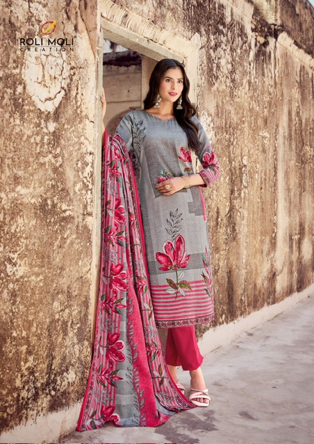 ROLI MOLI KABIRA PASHMINA WINTER SUITS CATALOG
