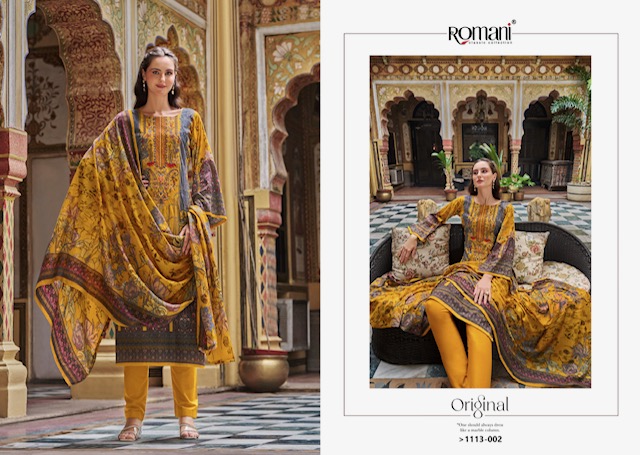 ROMANI AARZU VOL 22 PURE COTTON EMBROIDERY SUITS