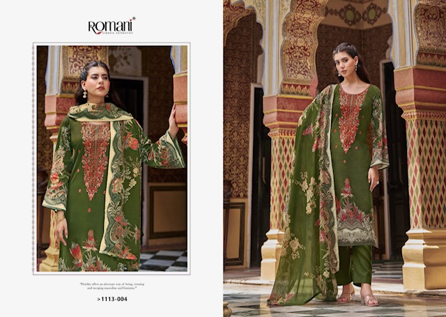 ROMANI AARZU VOL 22 PURE COTTON EMBROIDERY SUITS