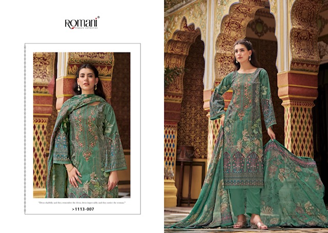 ROMANI AARZU VOL 22 PURE COTTON EMBROIDERY SUITS