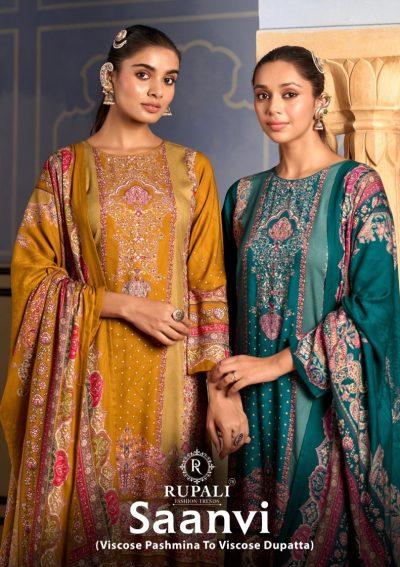 RUPALI FASHION SAANVI PURE VISCOSE PASHMINA SUITS