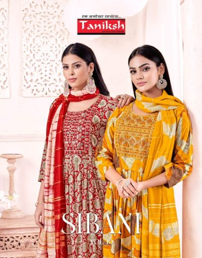 TANIKSH SIBANI VOL 10 READYMADE KURTIS CATALOG
