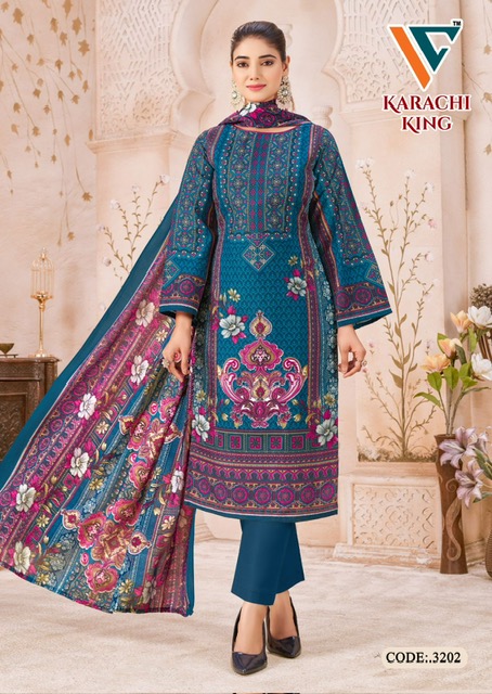 VANDANA CREATION KARACHI KING VOL 32 COTTON SUITS