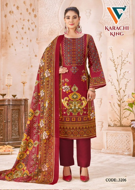 VANDANA CREATION KARACHI KING VOL 32 COTTON SUITS