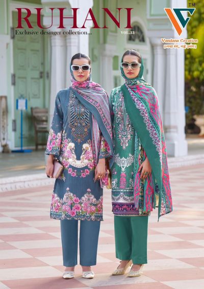 VANDANA CREATION RUHANI VOL 33 COTTON SUITS