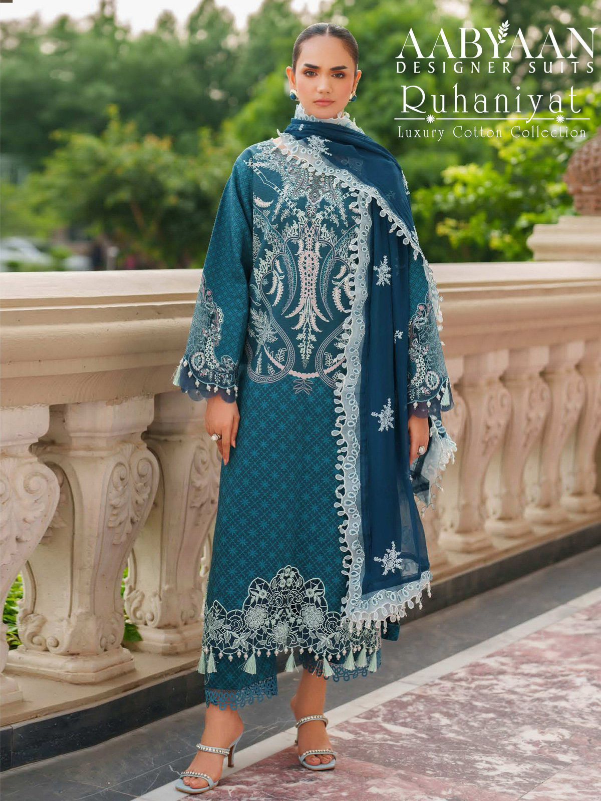 AABYAAN RUHANIYAT VOL 9 LAWN KARACHI SUITS