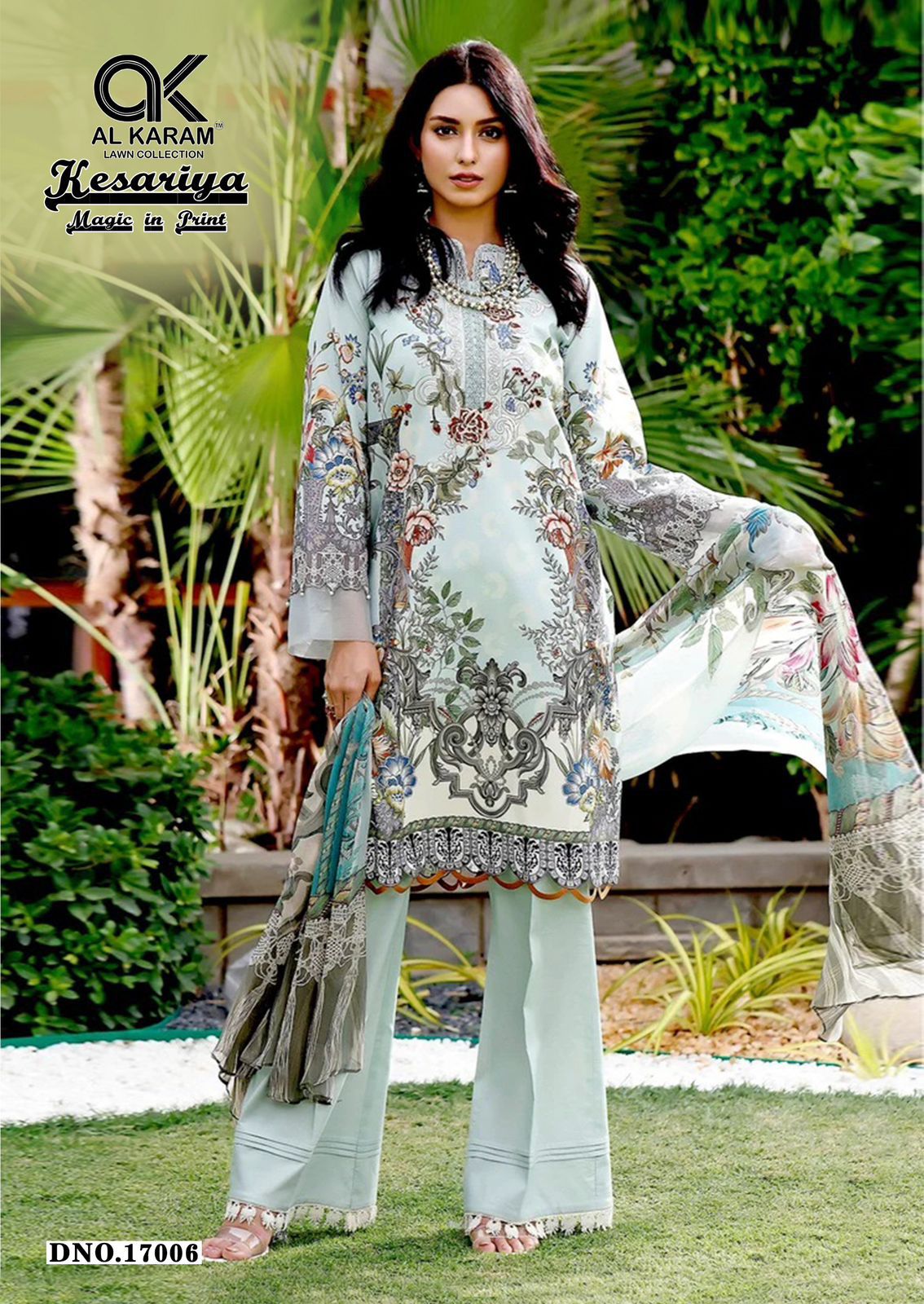 AL KARAM KESARIYA VOL 17 LAWN KARACHI SUITS