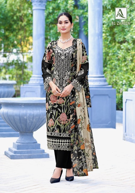 ALOK SUITS AL ZAREEN PURE CAMBRIC COTTON SUITS