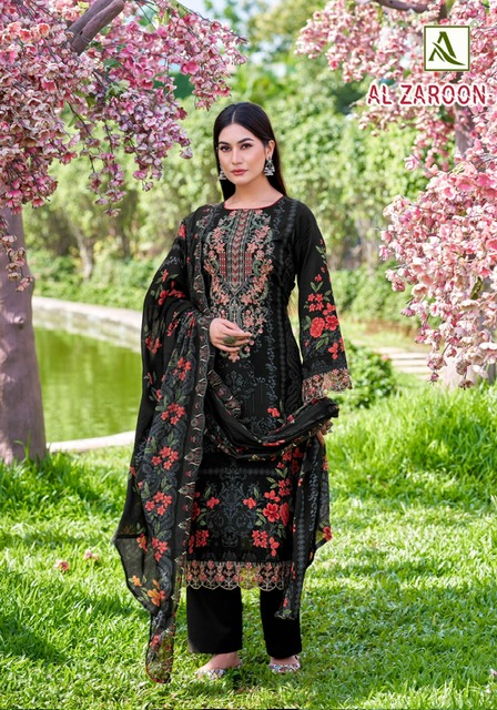 ALOK SUITS AL ZAROON CAMBRIC COTTON SUITS CATALOG