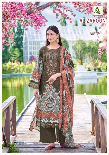 ALOK SUITS AL ZAROON CAMBRIC COTTON SUITS CATALOG