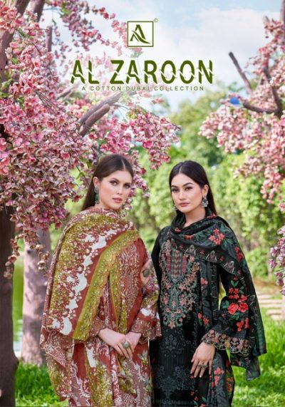 ALOK SUITS AL ZAROON CAMBRIC COTTON SUITS CATALOG