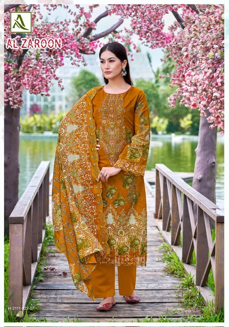ALOK SUITS AL ZAROON CAMBRIC COTTON SUITS CATALOG