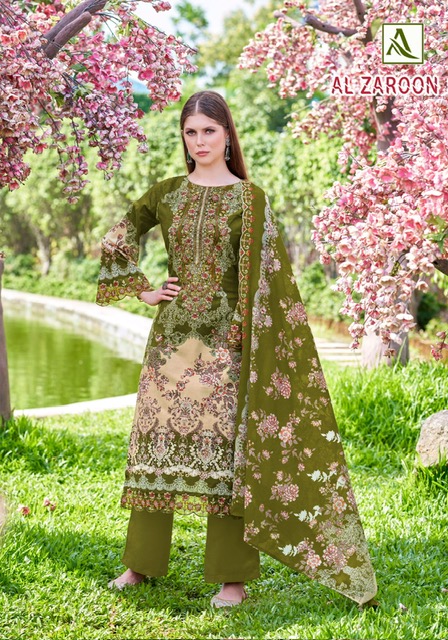 ALOK SUITS AL ZAROON CAMBRIC COTTON SUITS CATALOG