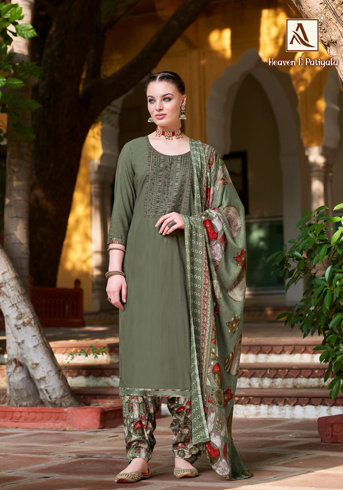 ALOK SUITS HEAVEN E PATIYALA PURE VISCOSE REYON SUITS