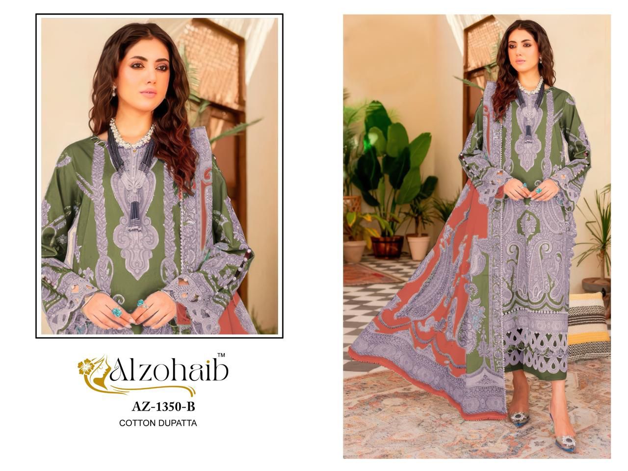ALZOHAIB AAIDA VOL 1 PAKISTANI SUITS WHOLESALER