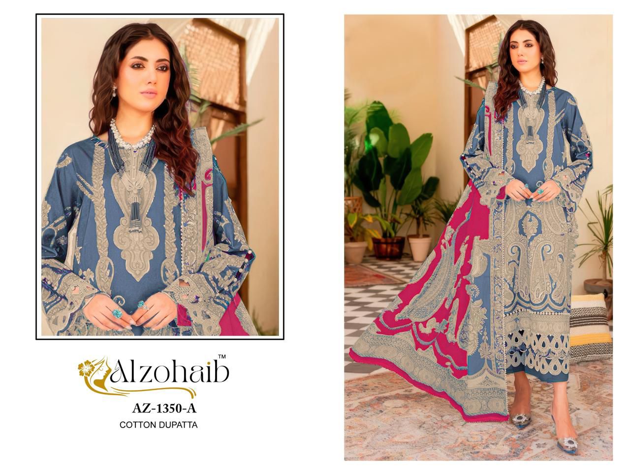 ALZOHAIB AAIDA VOL 1 PAKISTANI SUITS WHOLESALER