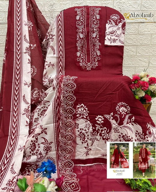 ALZOHAIB AAIDA VOL 1 PAKISTANI SUITS WHOLESALER