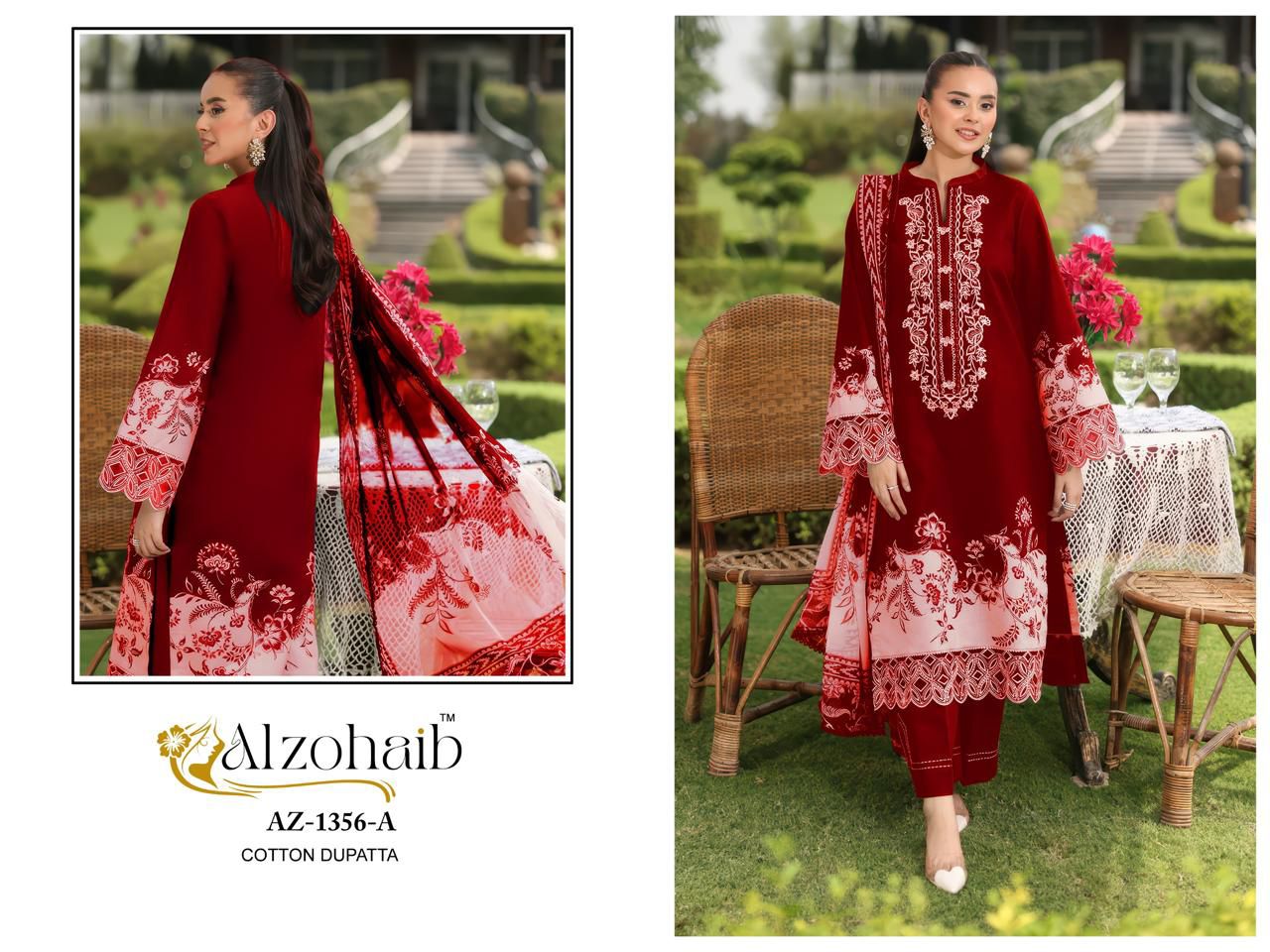 ALZOHAIB AAIDA VOL 1 PAKISTANI SUITS WHOLESALER