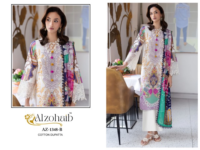 ALZOHAIB NABA VOL 1 PAKISTANI SUITS WHOLESALER