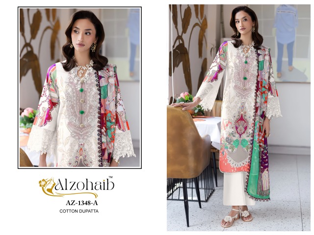 ALZOHAIB NABA VOL 1 PAKISTANI SUITS WHOLESALER