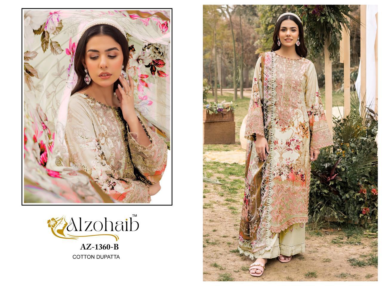 ALZOHAIB RIFA VOL 1 PAKISTANI COTTON SUITS