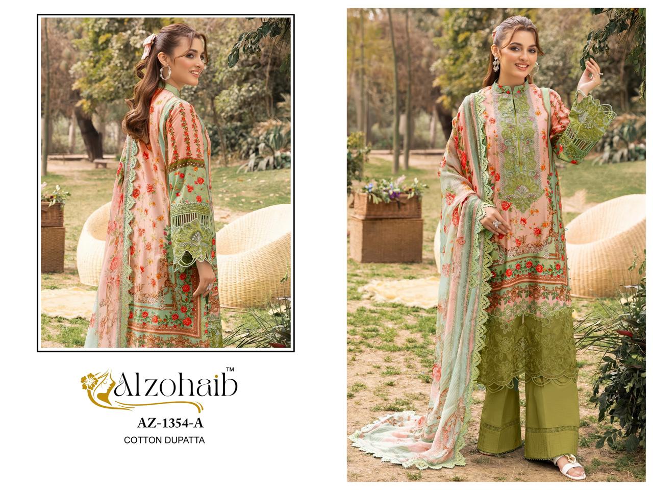 ALZOHAIB RIFA VOL 1 PAKISTANI COTTON SUITS