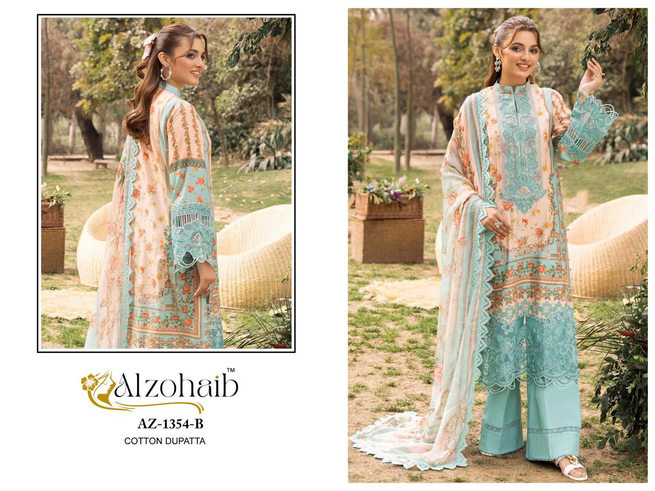 ALZOHAIB RIFA VOL 1 PAKISTANI COTTON SUITS