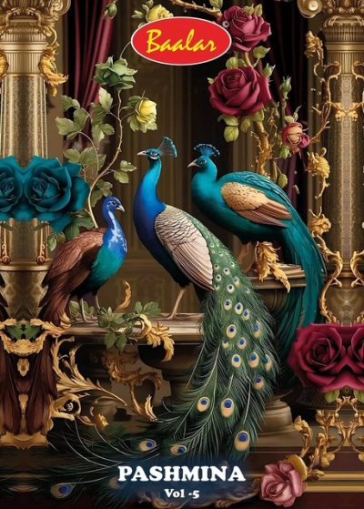 BAALAR PASHMINA VOL 5 COTTON DRESS MATERIAL