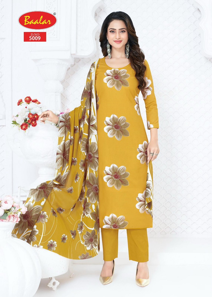 BAALAR PASHMINA VOL 5 COTTON DRESS MATERIAL