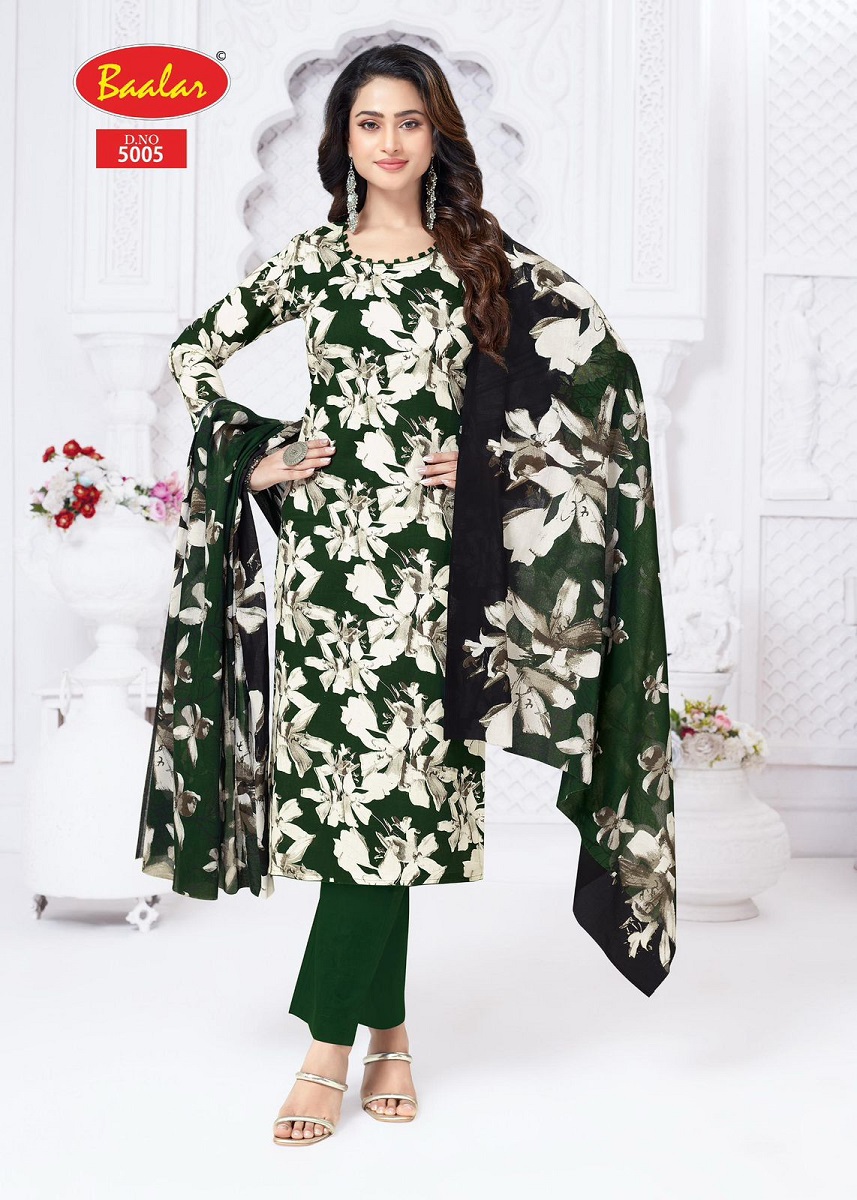 BAALAR PASHMINA VOL 5 COTTON DRESS MATERIAL