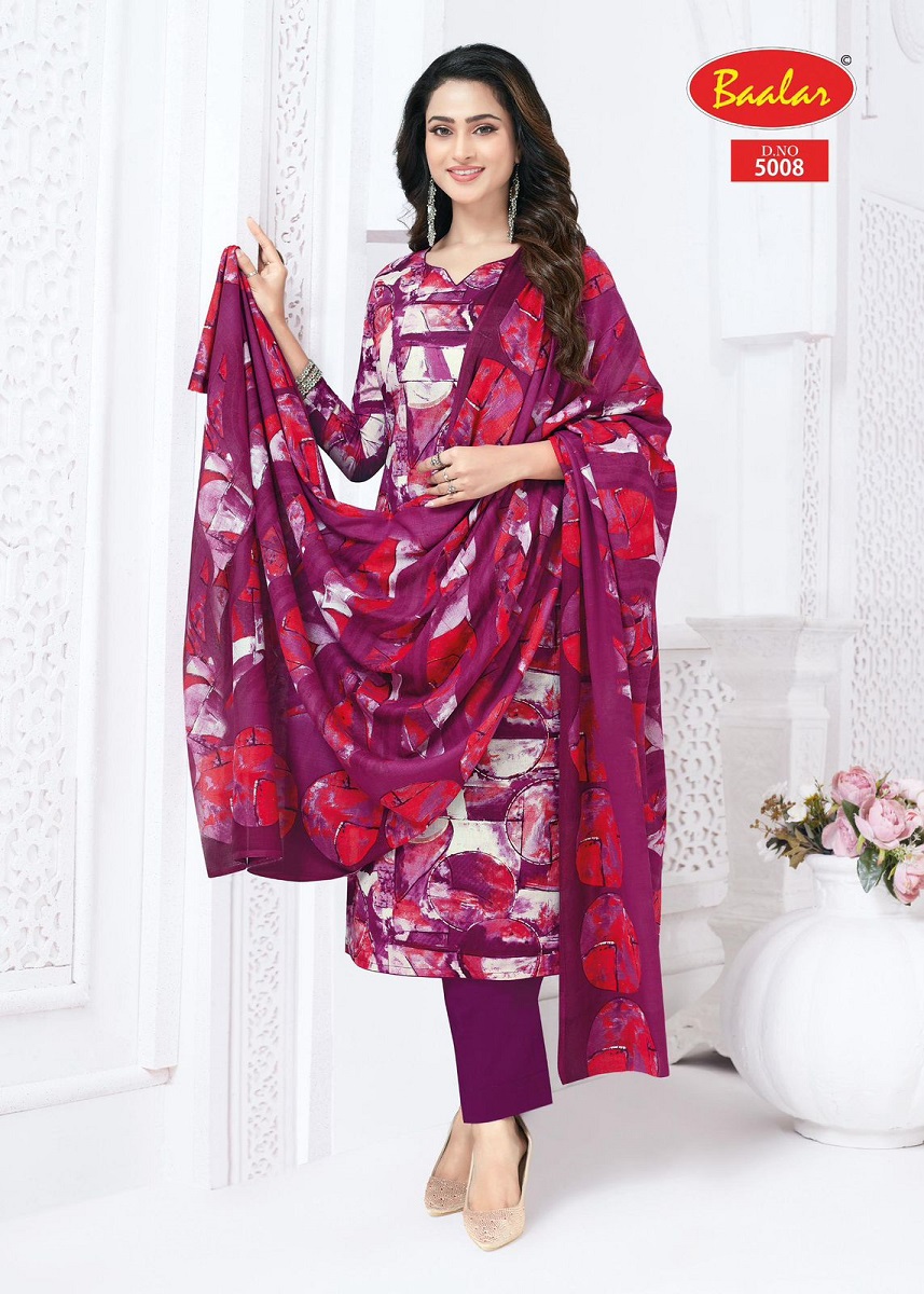 BAALAR PASHMINA VOL 5 COTTON DRESS MATERIAL