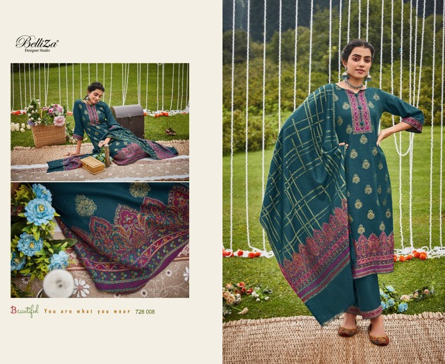 BELLIZA DESIGNER GULBANO PASHMINA WINTER SUITS