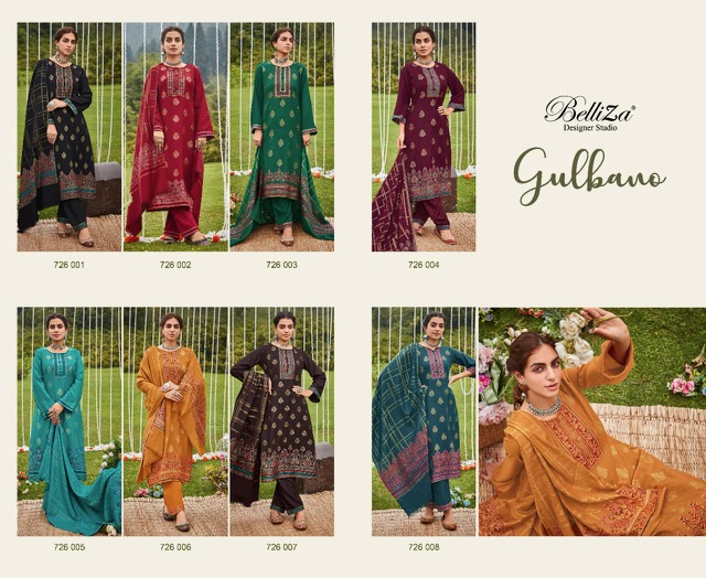 BELLIZA DESIGNER GULBANO PASHMINA WINTER SUITS