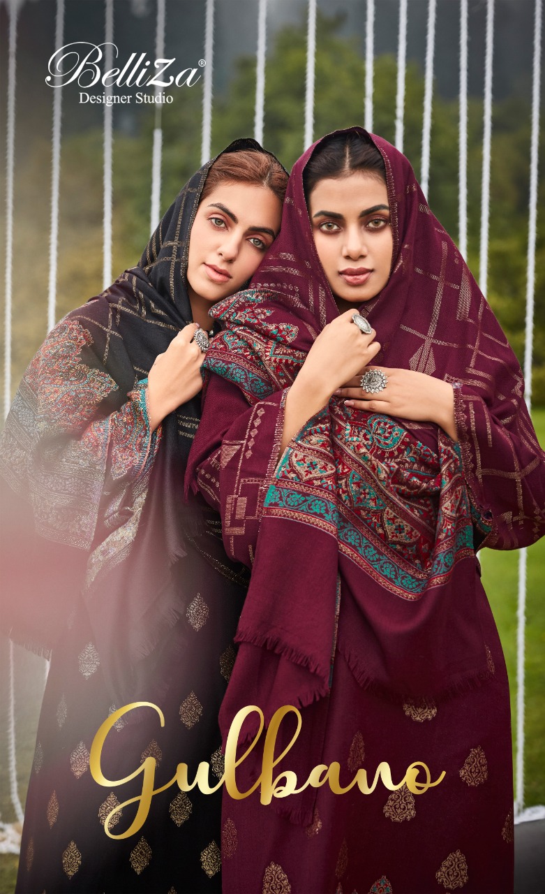 BELLIZA DESIGNER GULBANO PASHMINA WINTER SUITS