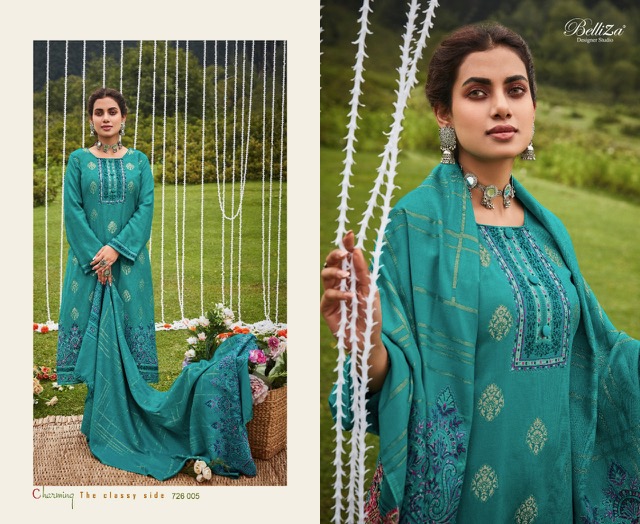 BELLIZA DESIGNER GULBANO PASHMINA WINTER SUITS