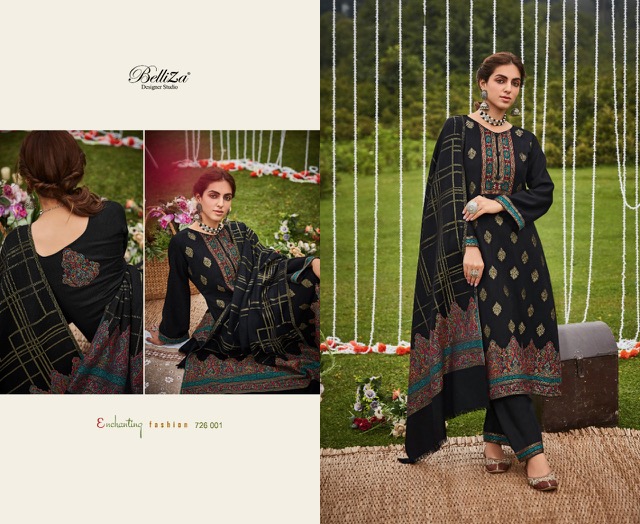 BELLIZA DESIGNER GULBANO PASHMINA WINTER SUITS
