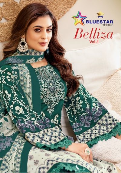 BLUESTAR BELLIZA VOL 1 COTTON DRESS MATERIAL