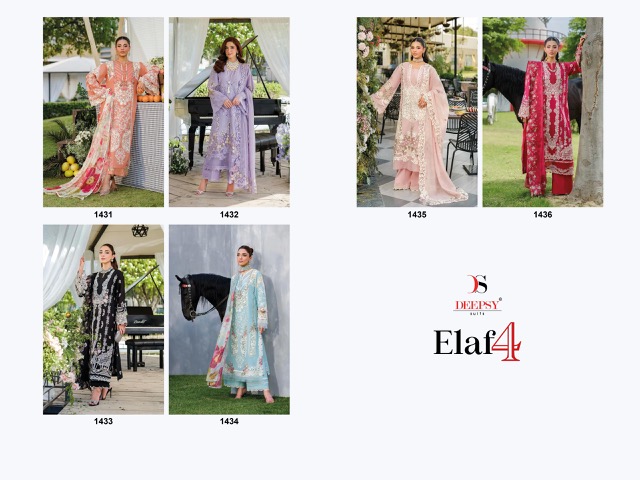 DEEPSY SUITS ELAF VOL 4 LUXURY LAWN COLLECTION