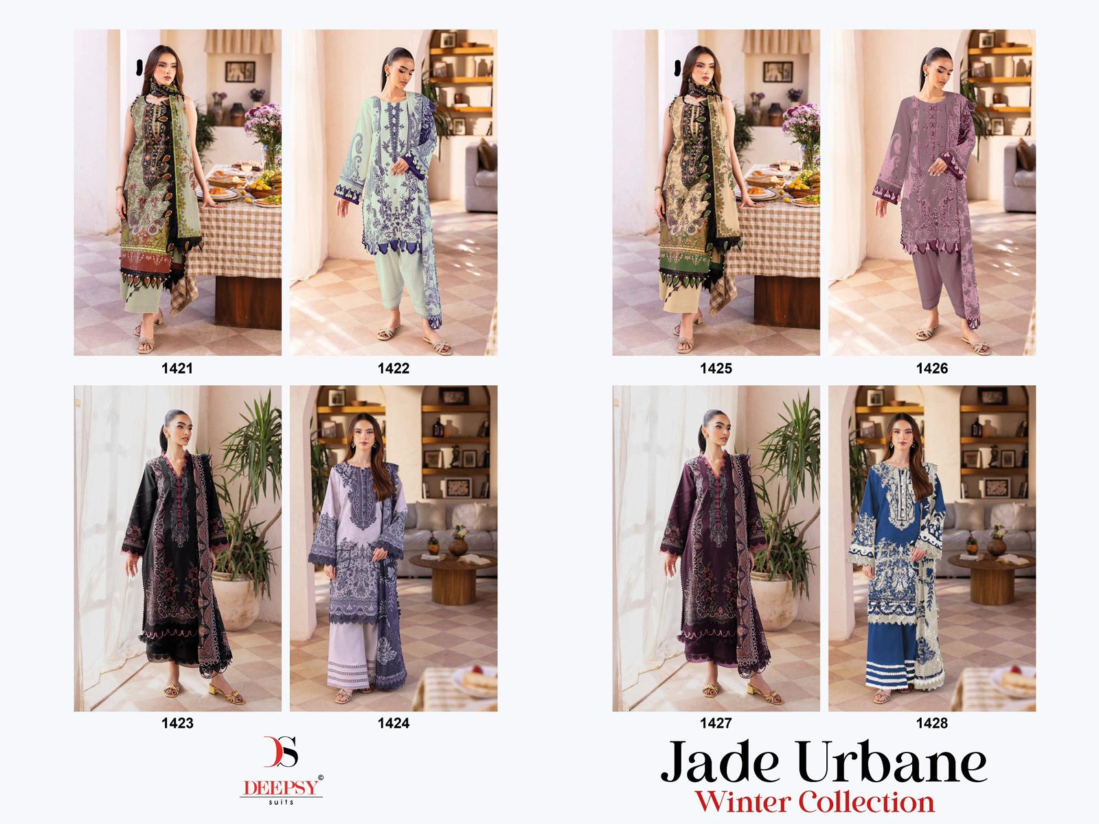 DEEPSY SUITS JADE URBANE WINTER COLLECTION