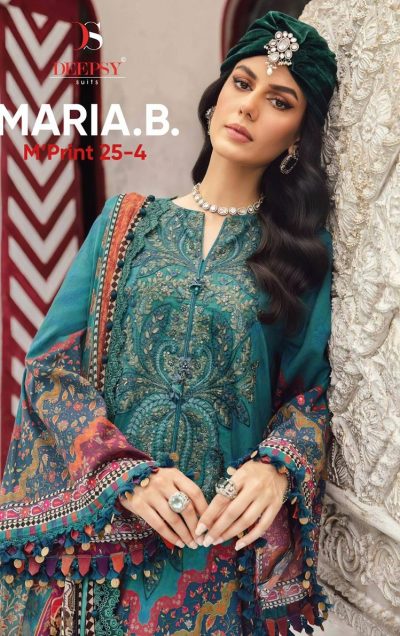 DEEPSY SUITS MARIA B M PRINT 25-4 LATEST CATALOG
