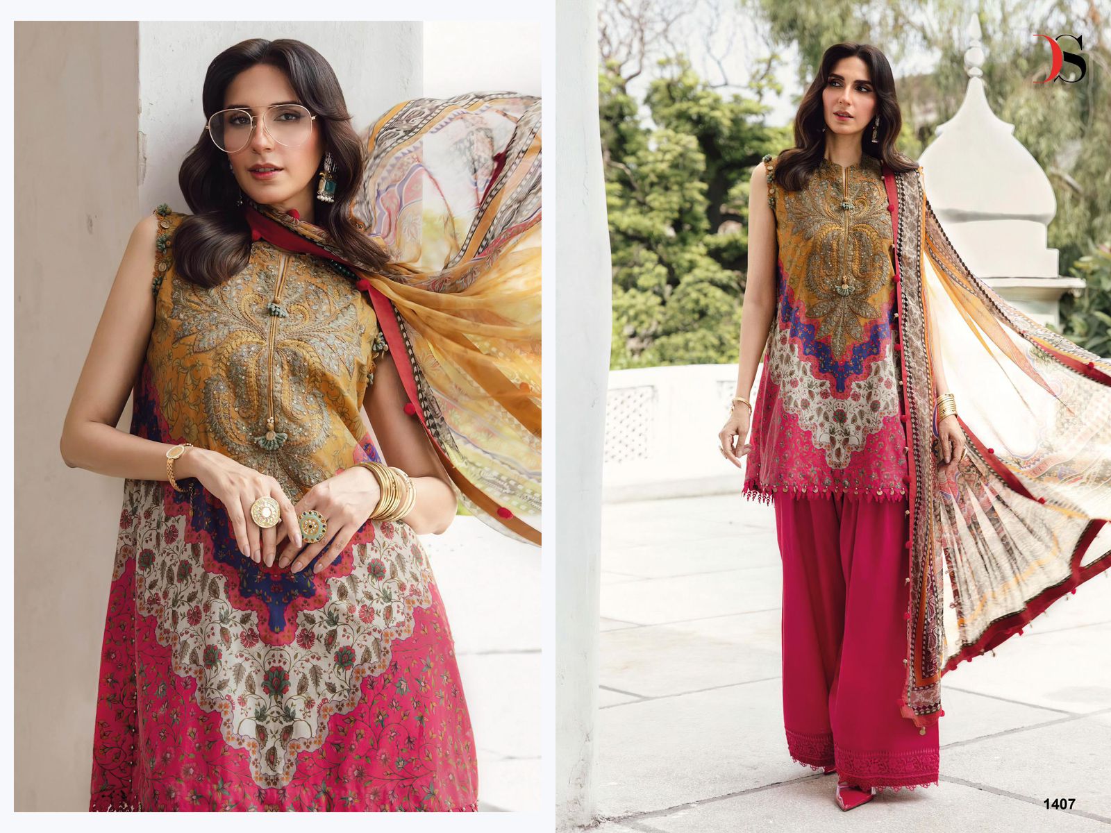 DEEPSY SUITS MARIA B M PRINT 25-4 LATEST CATALOG