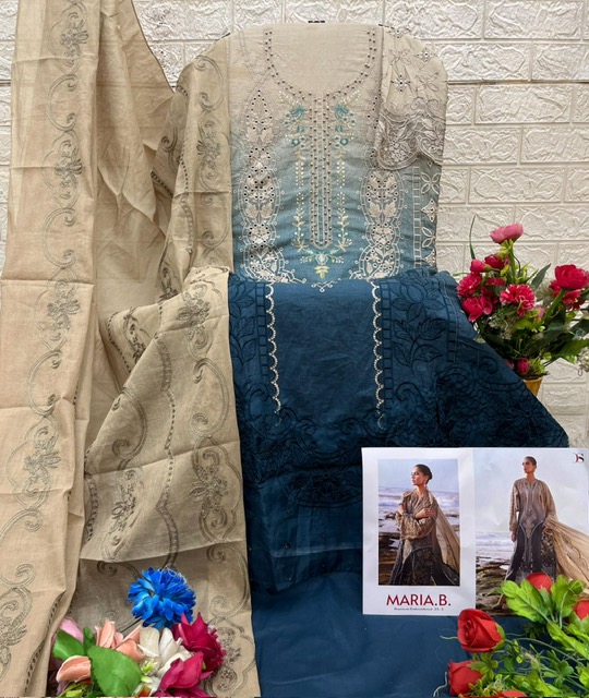 DEEPSY SUITS MARIA B PREMIUM EMBROIDERED 25-2 D.NO 1285