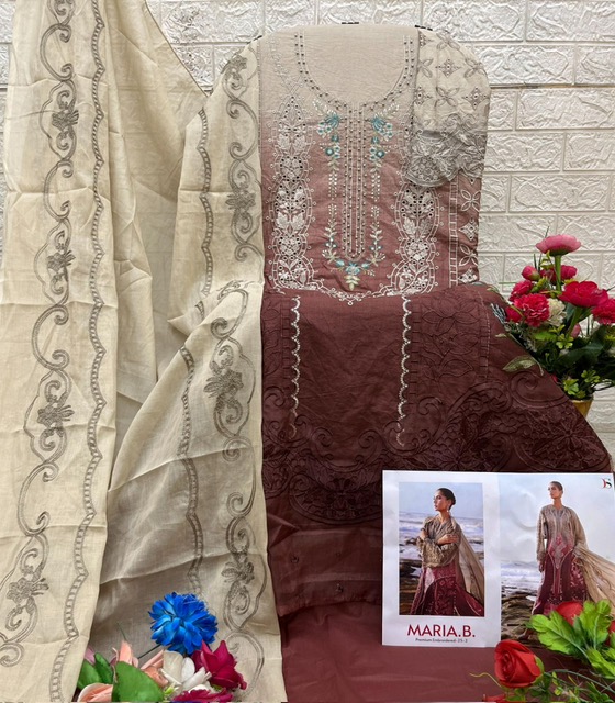 DEEPSY SUITS MARIA B PREMIUM EMBROIDERED 25-2 D.NO 1285