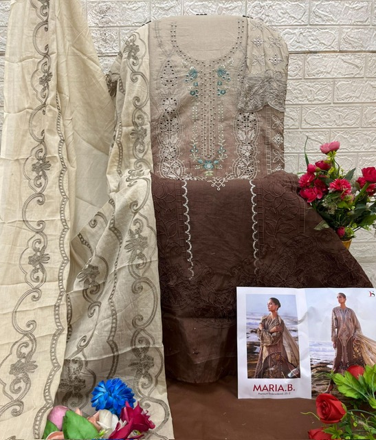 DEEPSY SUITS MARIA B PREMIUM EMBROIDERED 25-2 D.NO 1285