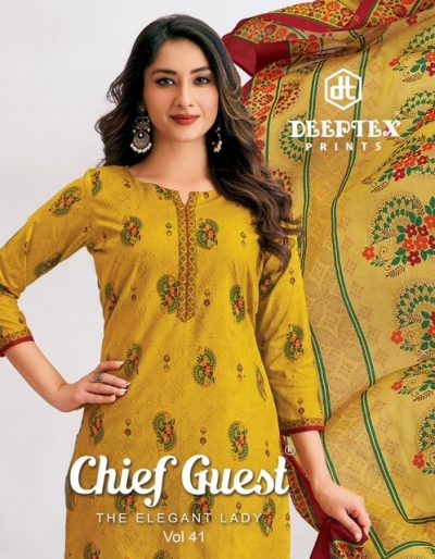 DEEPTEX PRINTS CHIEF GUEST VOL 41 DRESS MATERIAL