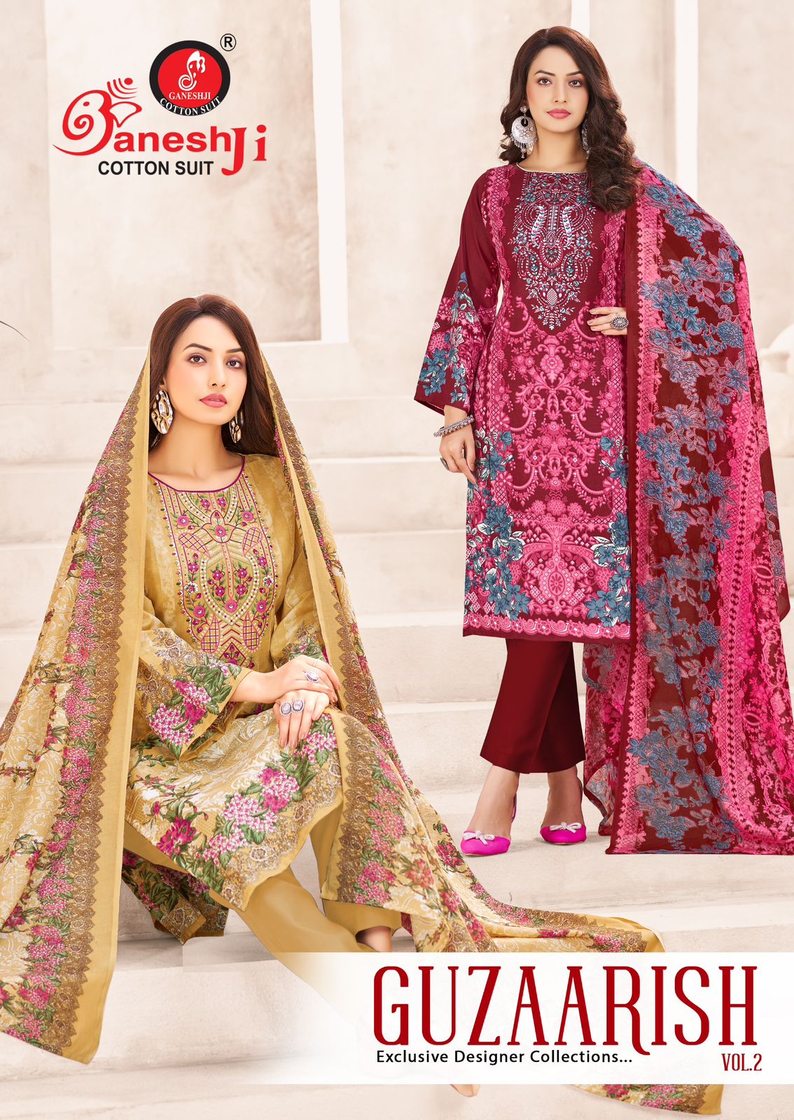 GANESHJI GUZAARISH VOL 2 PAKISTANI COTTON SUITS