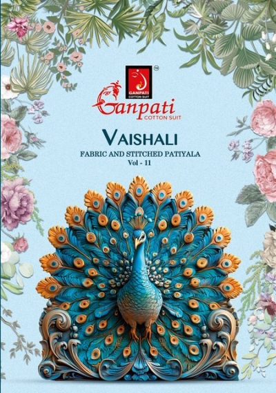 GANPATI VAISHALI VOL 11 PATIYALA DRESS MATERIAL